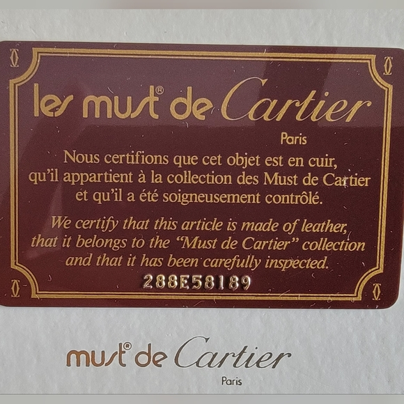 Cartier Vintage Pouch Beige Leather - Picture 10 of 10